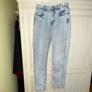 Acid Wash Cotton On Stretch Mom Jeans